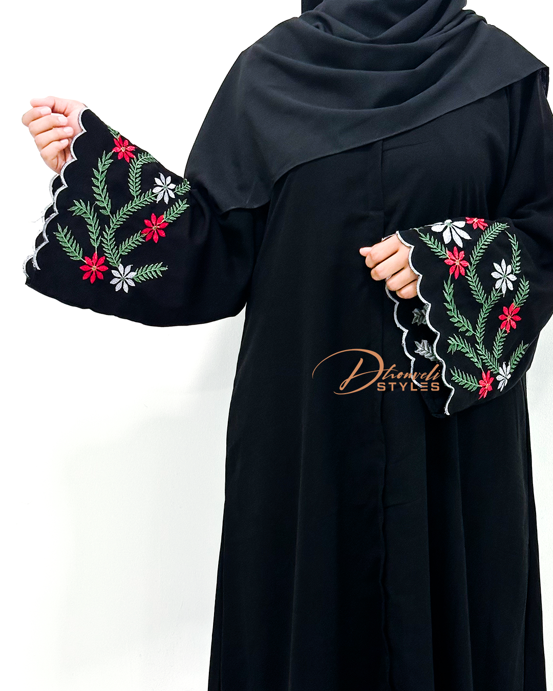 EMBROIDERY ABAYA XXL1012