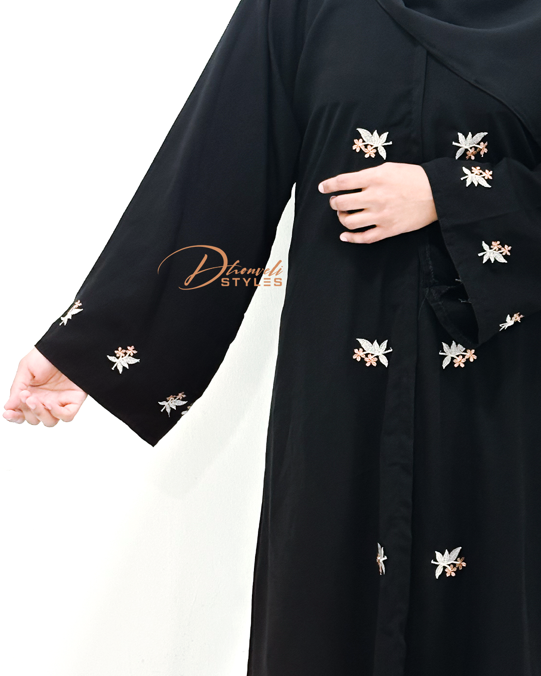 EMBROIDERY ABAYA S1013