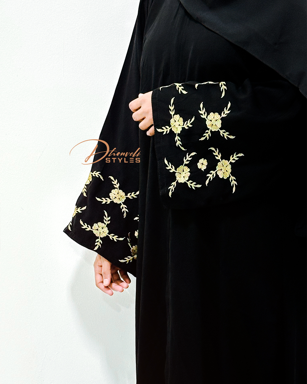 EMBROIDERY ABAYA L1027