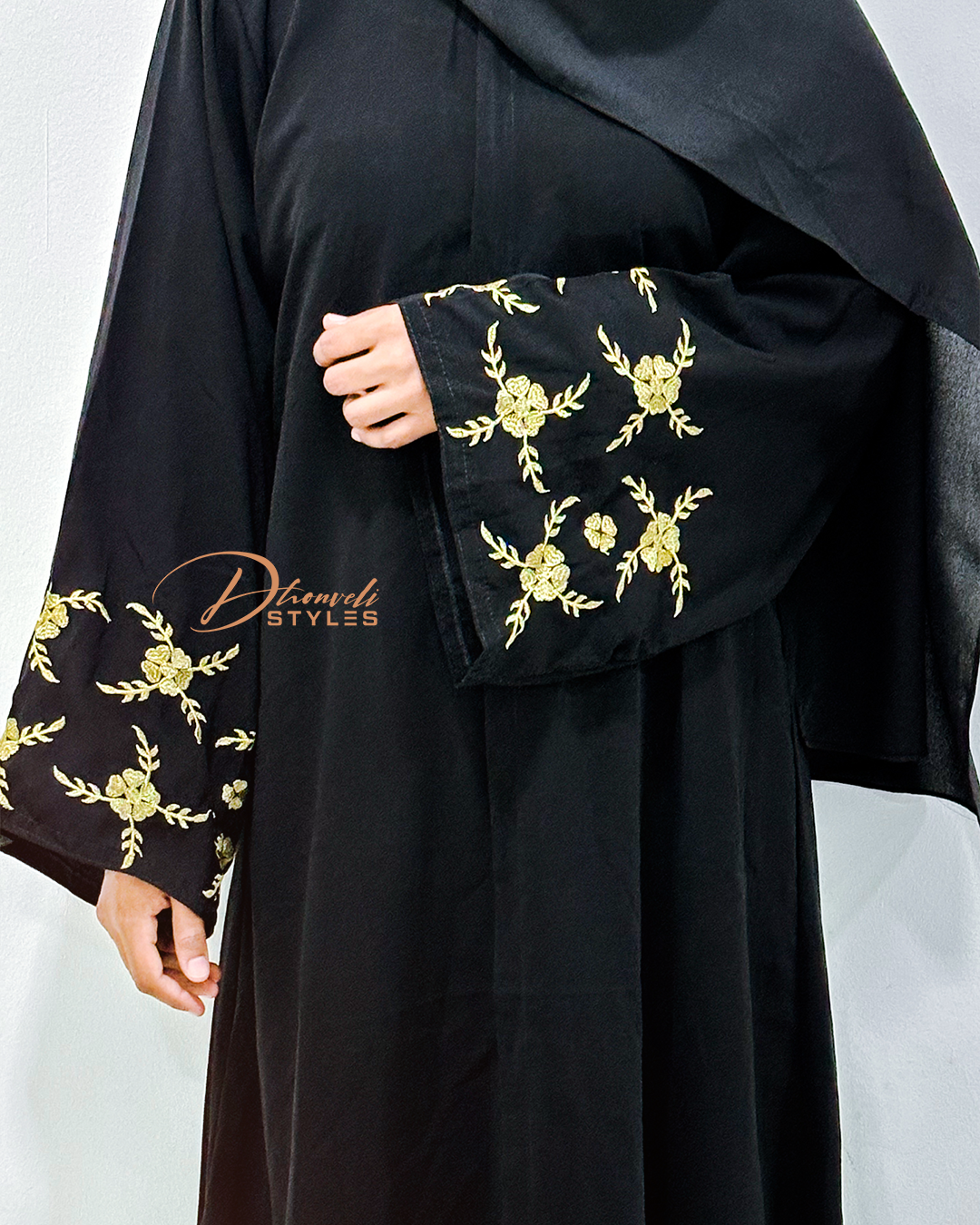 EMBROIDERY ABAYA L1027