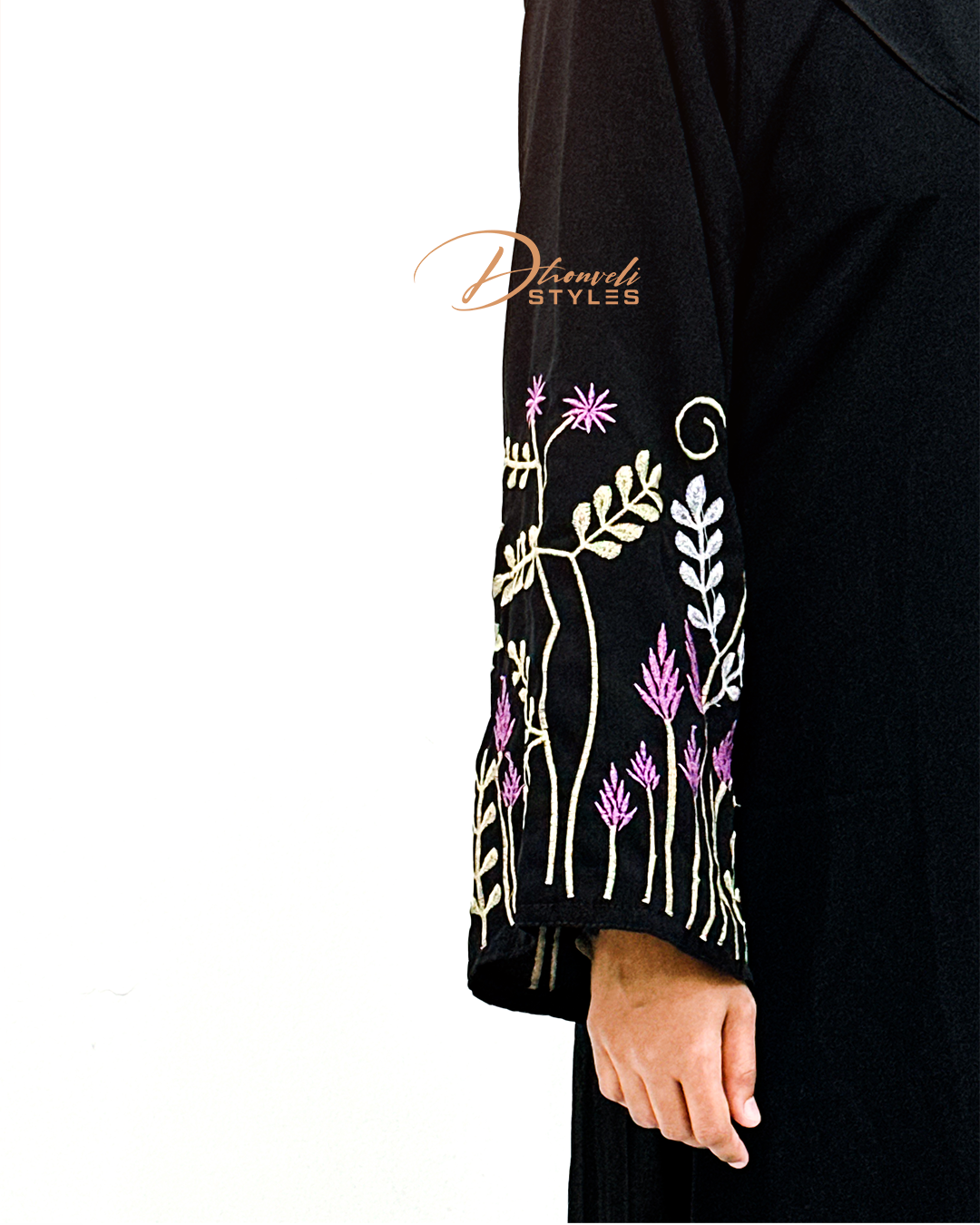 EMBROIDERY ABAYA S1017