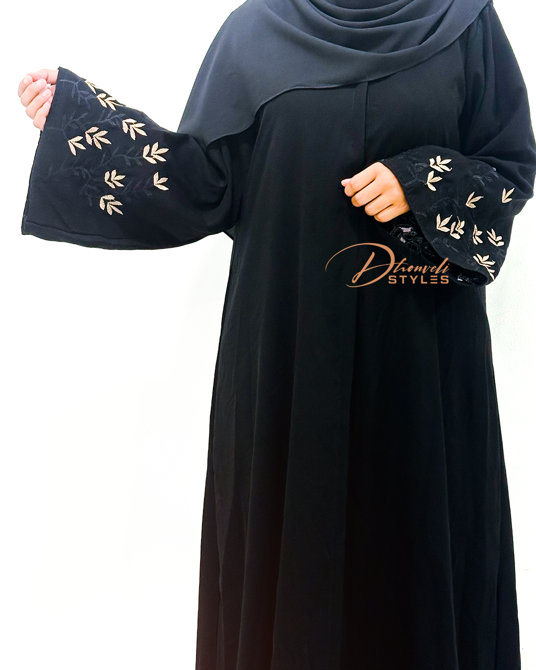 EMBROIDERY ABAYA XXXL1019