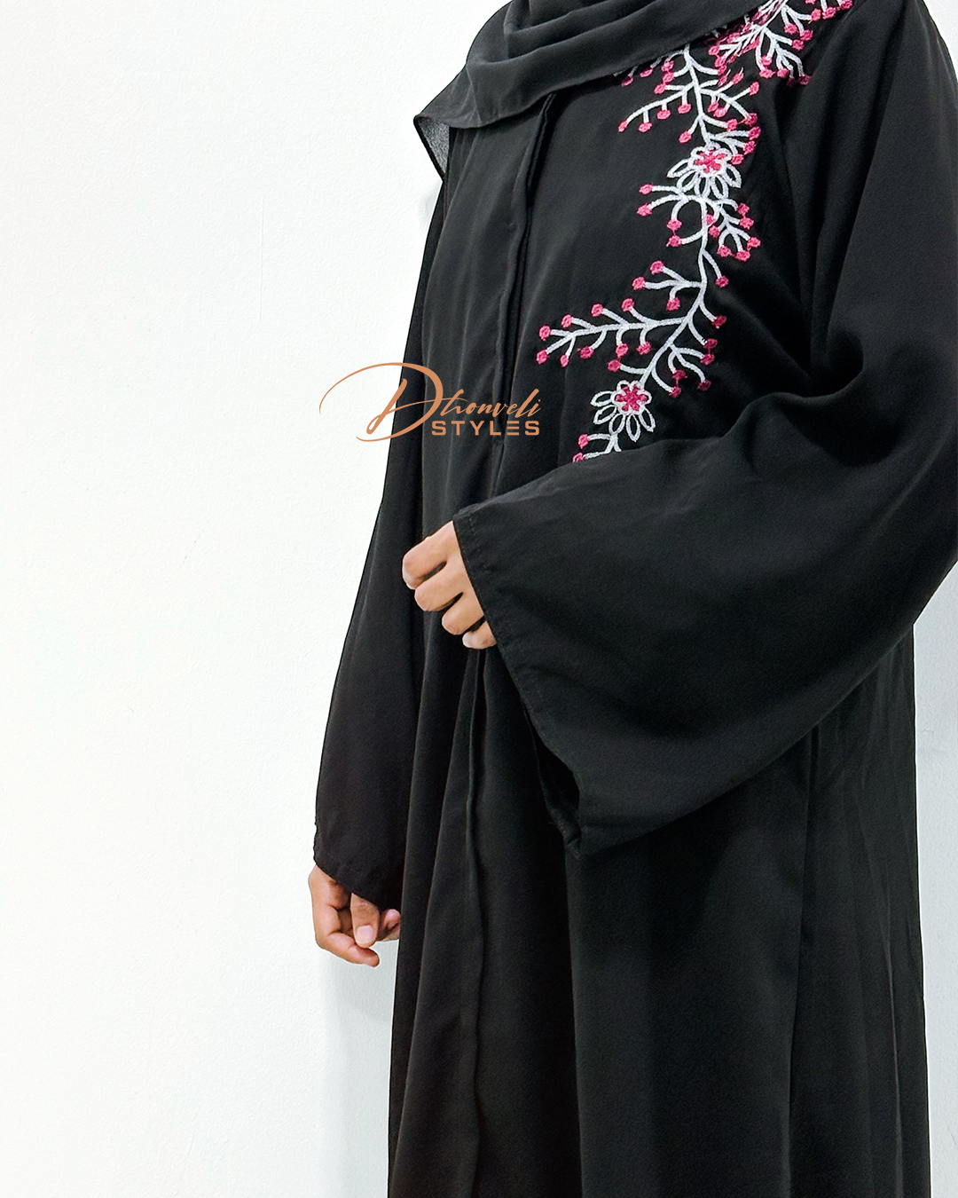 EMBROIDERY ABAYA L1021